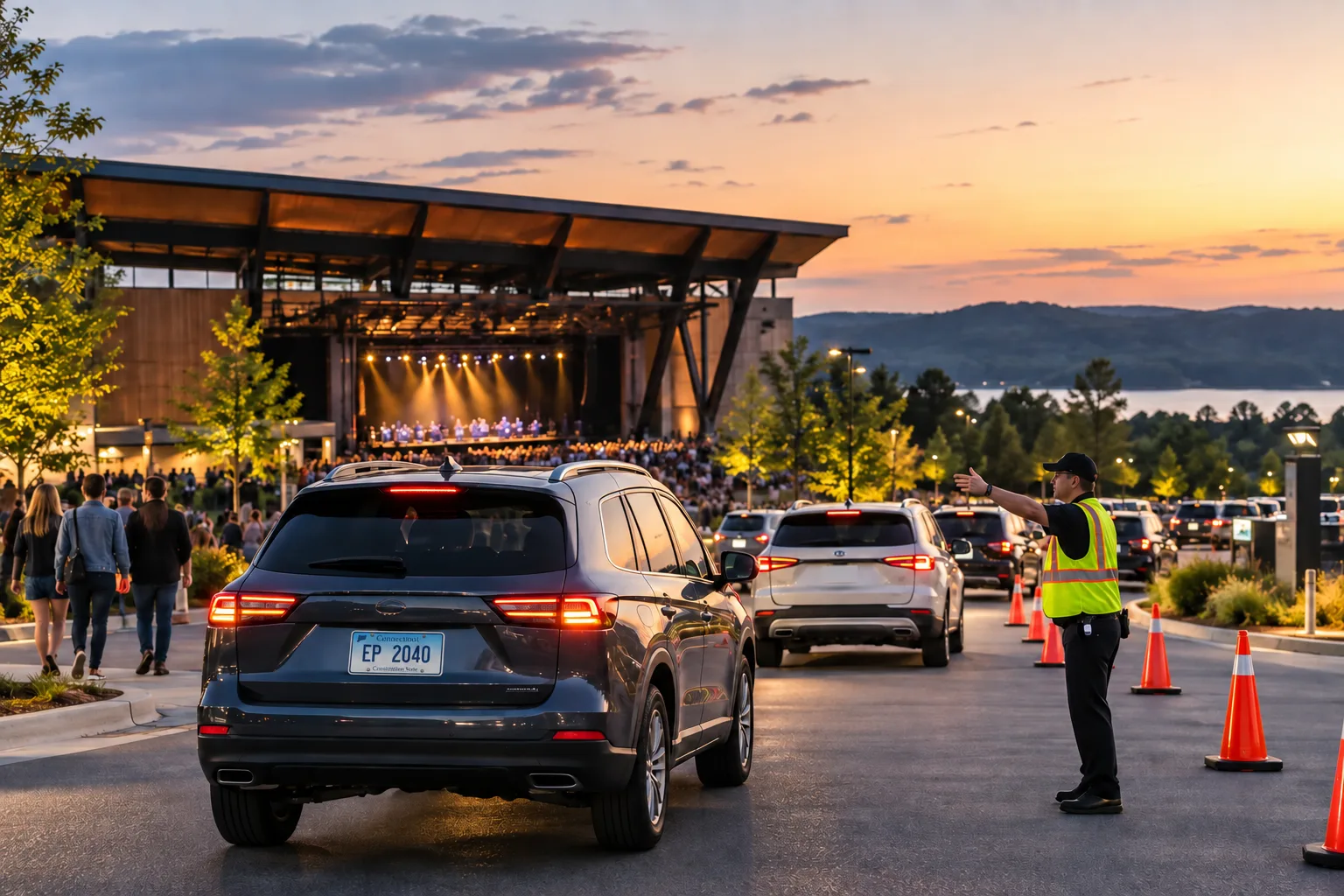 Illustrative events & venues parking environment