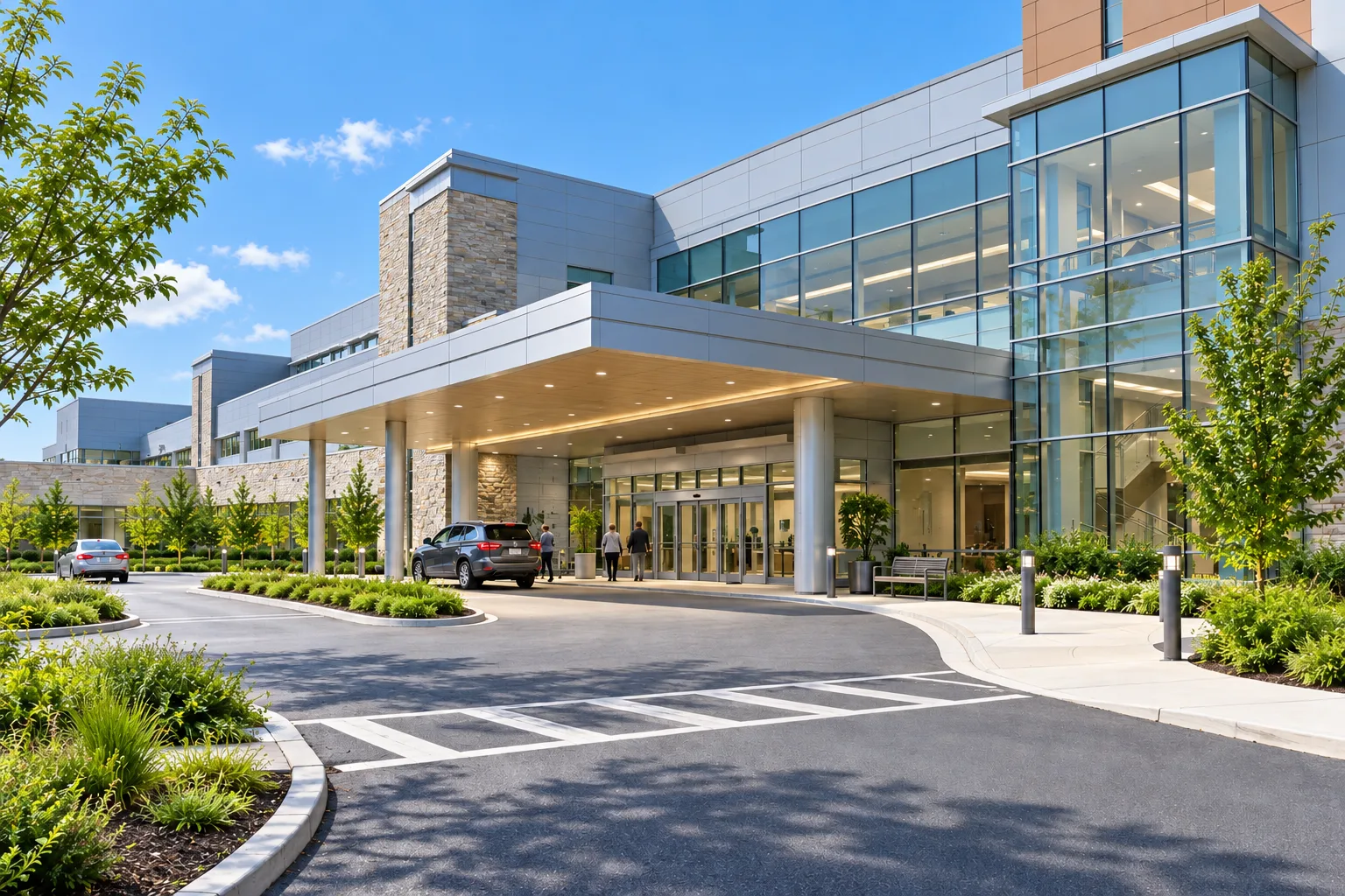 Illustrative healthcare & clinics parking environment